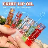 Mrettick 6 Pcs Roll-on Moisturizing Lip Oil Set Fresh Fruit Flavors Hydrating view 5