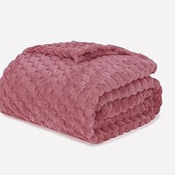 Dusty Pink Throw Blanket 60"×80" inches Gifts for