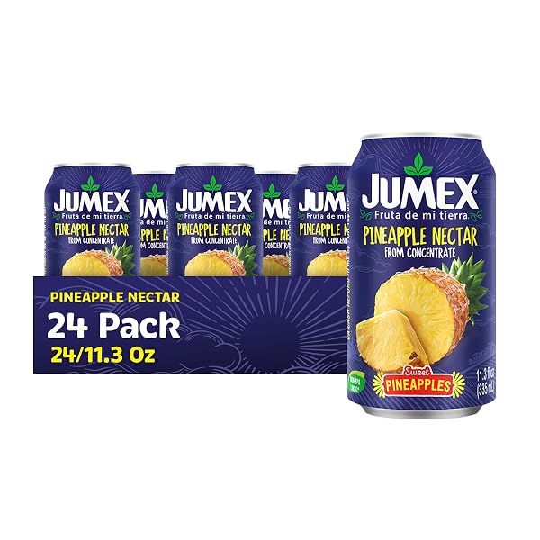 JUMEX PINEAPPLE JUICE NECTAR – MADE WITH FRESH...