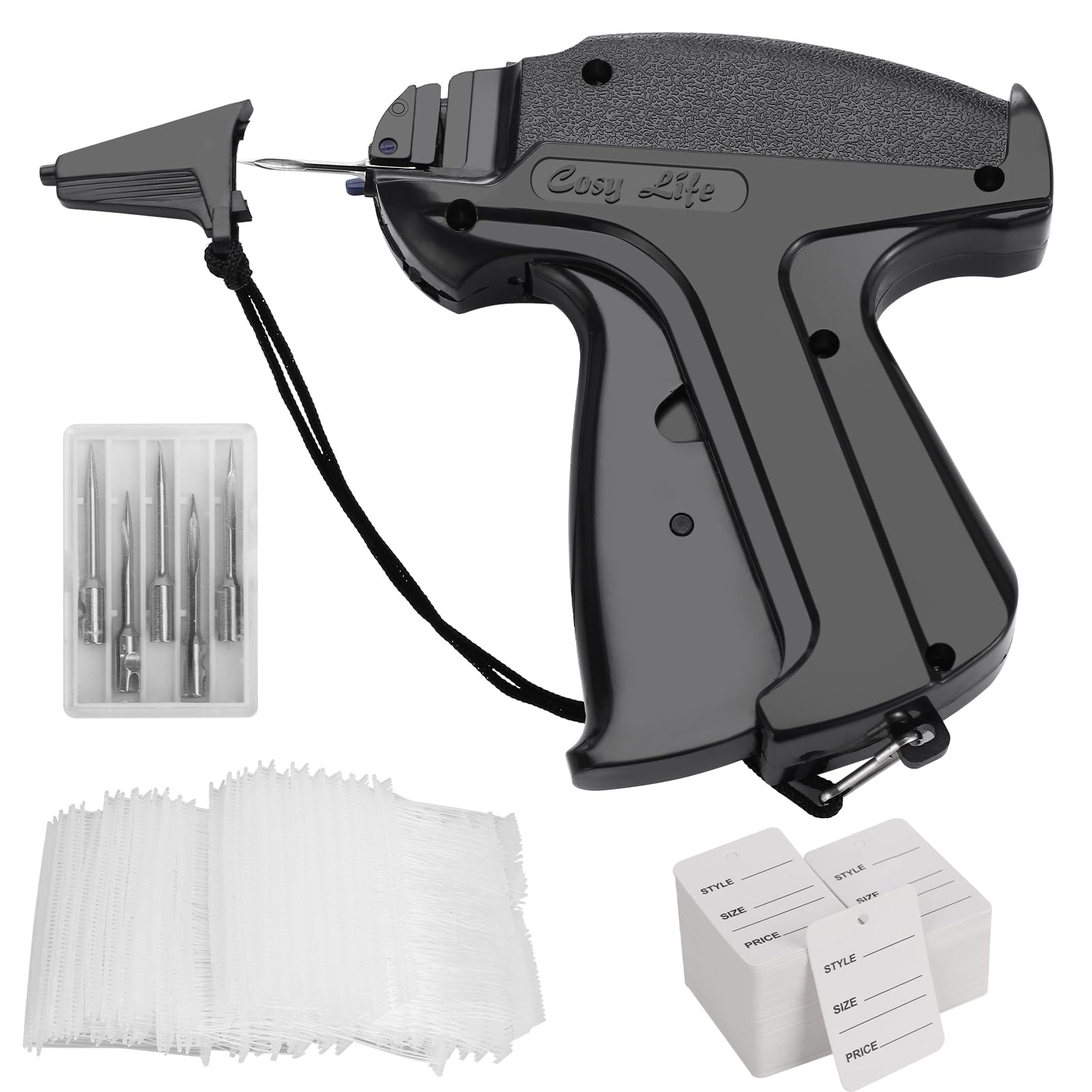 Photo 1 of Standard Price Tagging Gun, 2206 Pcs Tagging Gun Kit for Clothing Clothes Label Tag Gun with 2000Pcs 2'' Barbs Fasteners Attachment & 6 Needles 200 Clothing Labels Family Yard Sale Tagging Gun Set