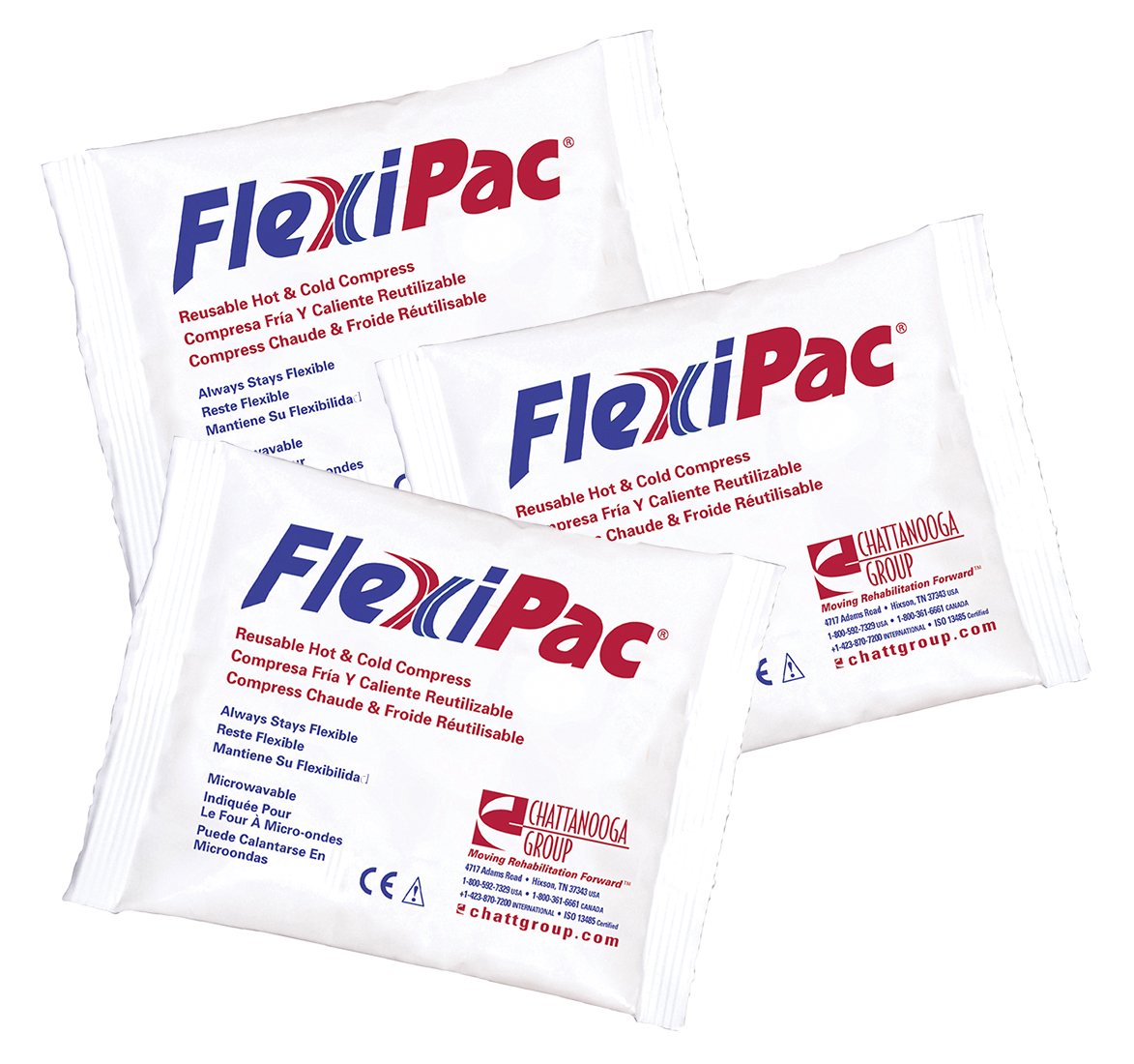 Amazon.com: Flexi-PAC Reusable Hot/ Cold Compress Pack, 5 x ...