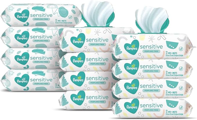 pampers sensitive water wipes