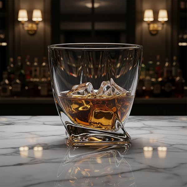 ZEXOLAP 9, 10, 11 OZ OLD FASHIONED WHISKEY GLASSES – BOURBON, LIQUOR AND COCKTAIL DRINKS STYLE,SCOTCH GLASSES,BAR TUMBLER SET OF 6