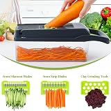 Swetfela 18-in-1 Vegetable Chopper Slicer with 7 Blades view 8