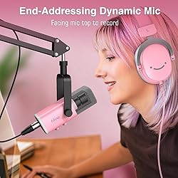 FIFINE XLR Gaming Microphone USB, PC Dynamic