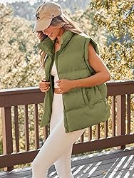 AUTOMET Womens Puffer Vests Fall Fashion Clothes