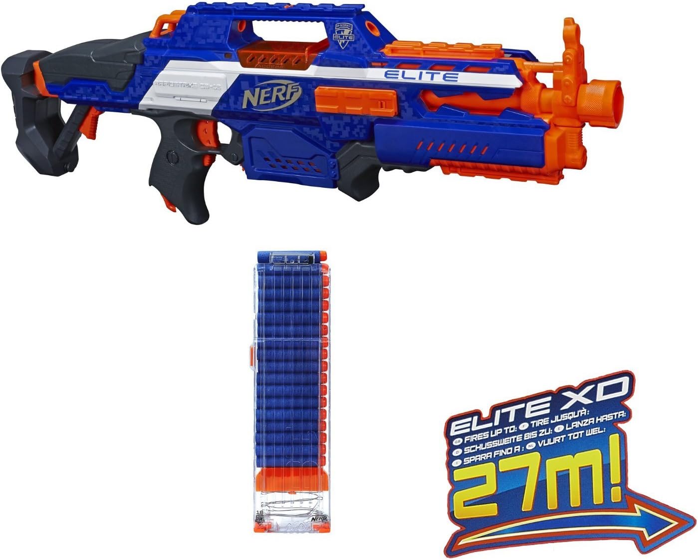 pistola nerf rapidstrike cs 18