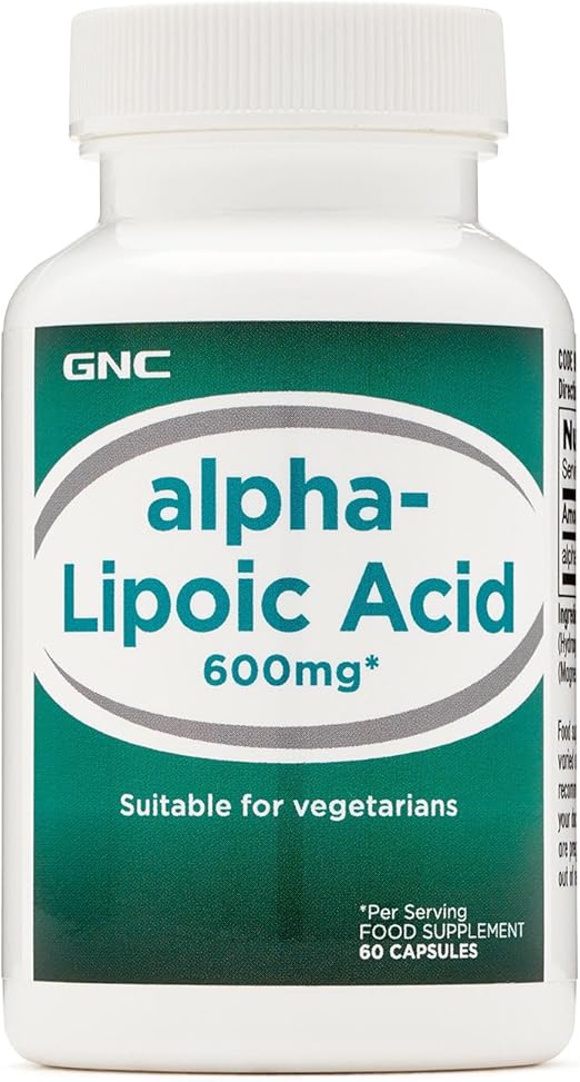 GNC AlphaLipoic Acid 600mg Amazon.co.uk Health & Personal Care