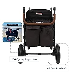 Keenz Duo Stroller Wagon with Canopy, 4-Passenger