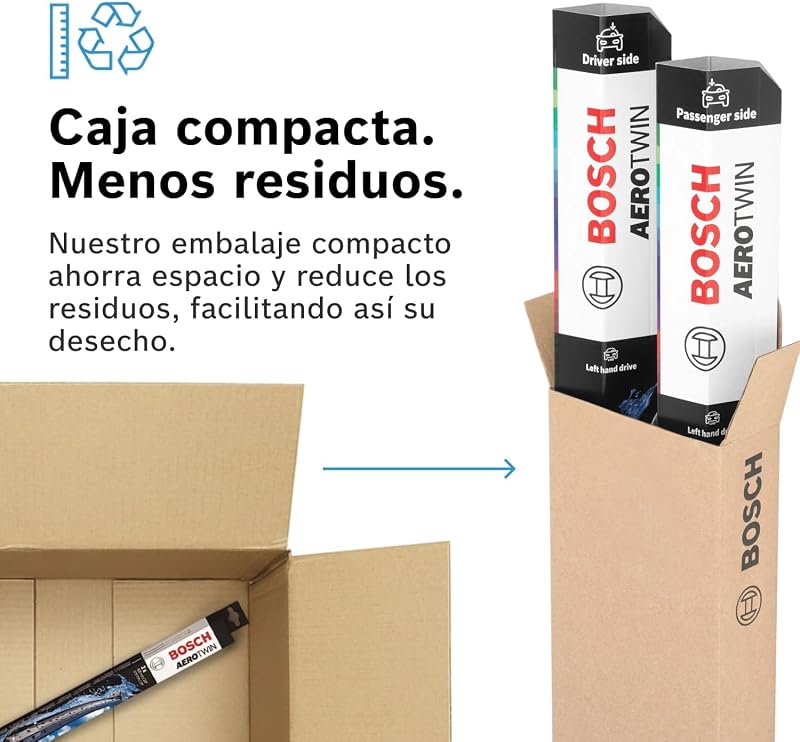Bosch Aerotwin eA 868 S limpa pára-brisas dianteiro 650 mm / 340 mm