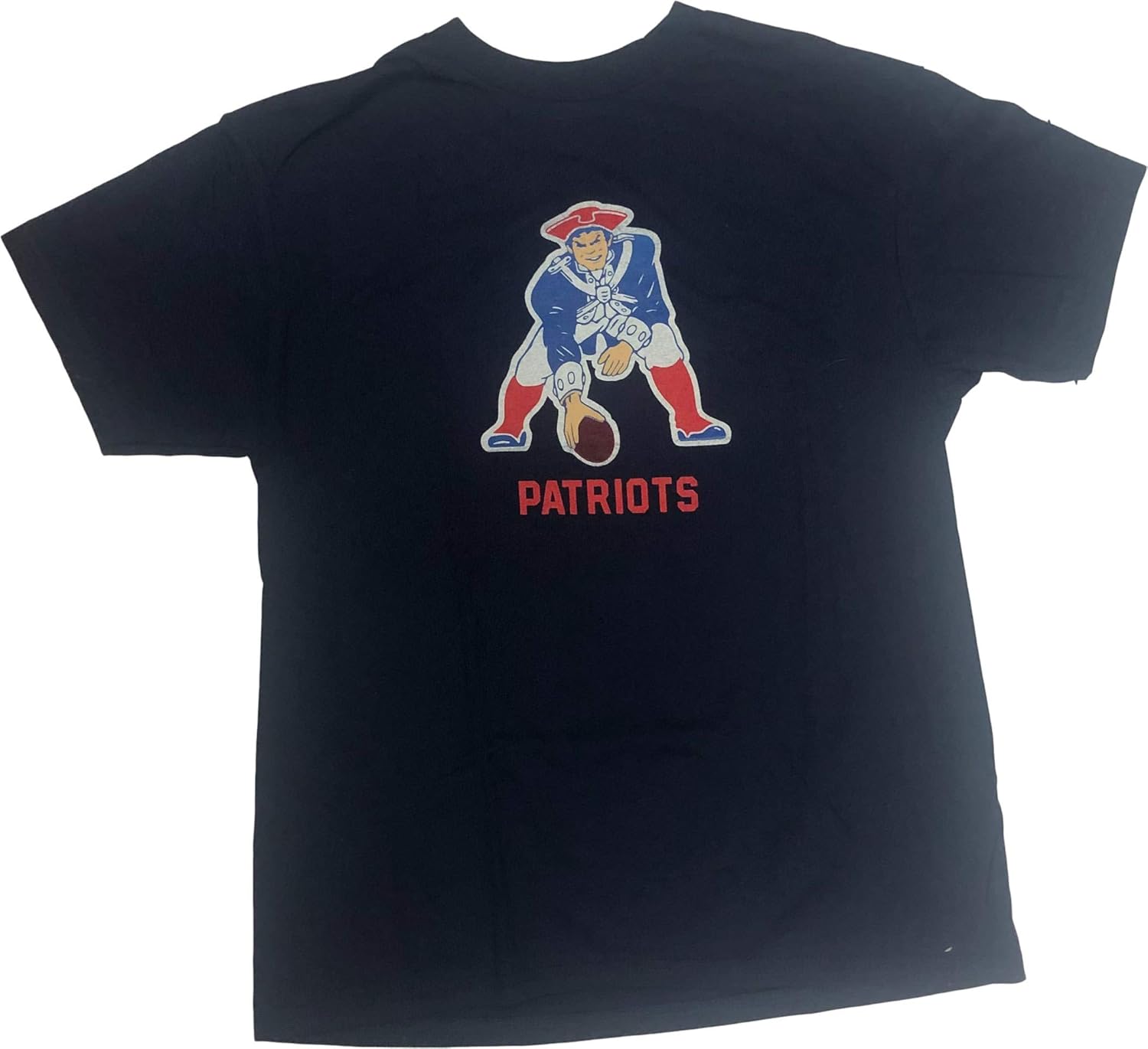 New England Patriots Boys Youth Retro Tee Shirt Navy Fan Shop Sports