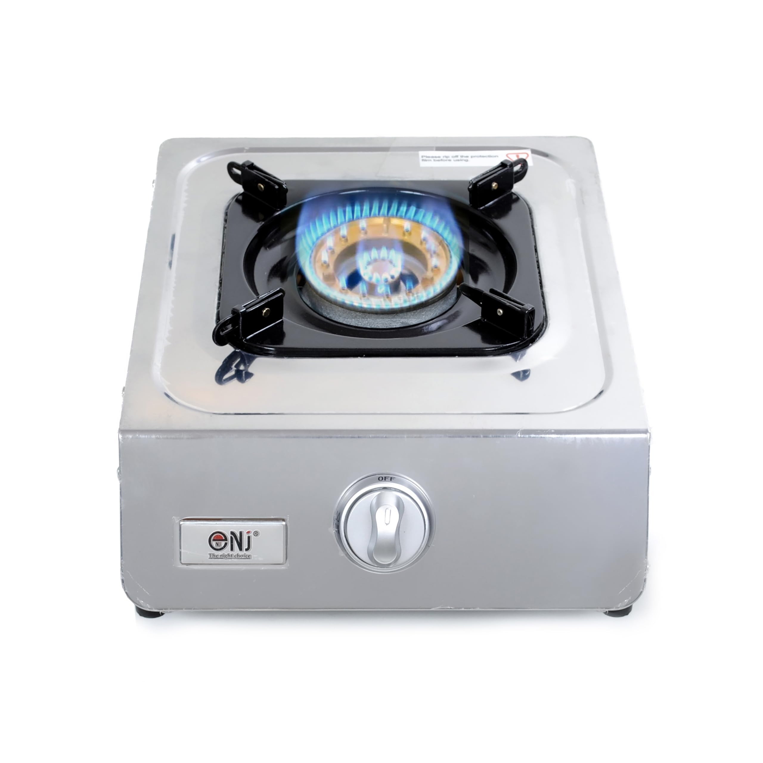 NJ NGB-100 Camping Stove - Portable Gas Cooker Single Wok Burner Ring LPG