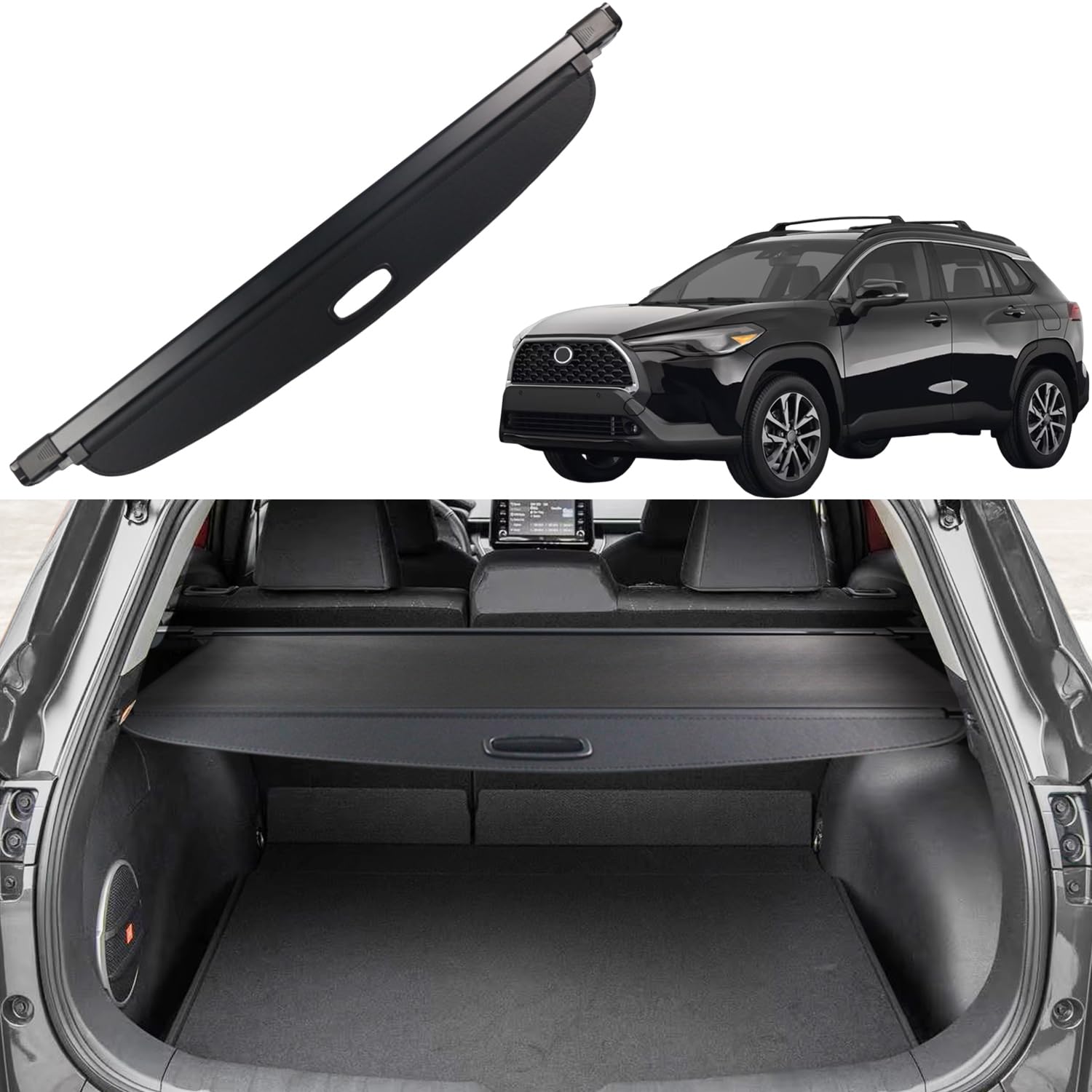 Cargo Cover for Toyota Corolla Cross 2022 2023 2024 2025 Accessories