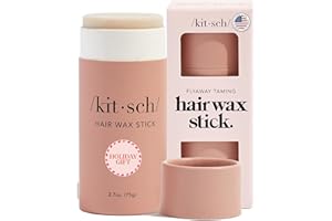 Kitsch Hair Wax Stick for Women & Men - Anti-Frizz and Fly Away Hair Tamer, No Residue Hair Finishing Stick | All Day Hold Styling Product | Stocking Stuffers for Teen Girls - 2.7 oz