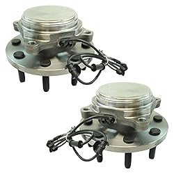 TRQ 2 Piece Front Wheel Bearing & Hub Assembly Set