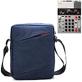 Sadoia Pocket Operator Bag - Splashproof Crossbody Pouch Case for Teenage Engineering K.O. II Sampler EP-133 K.O II Sampler, Synthesizer and Drum Machine with Adjustable Strap (navy blue)