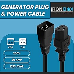 IronBox Electric - Heavy-Duty C20 to C21 Power