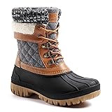 ALEADER Womens Snow Boots Duck Waterproof Boots