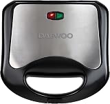 Daewoo 750W Compact Sandwich Maker Dual Indicator Lights Latch Lock view 2