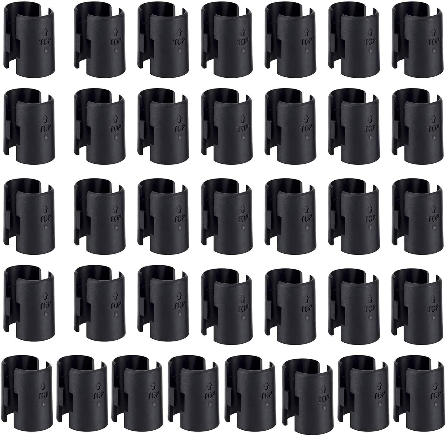 60 Pack Wire Shelving Shelf Lock Clips for 1" Post