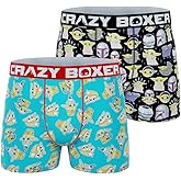 CRAZYBOXER Men's Underwear The Mandalorian Resistant Boxer Brief Original (2 PACK)