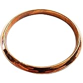 American Ayurveda Indian Copper Bangle Bracelet Men Women Jointless Classic Design, Modern, Built tough, Trendy Golf Gift Kada - Choose Your Size