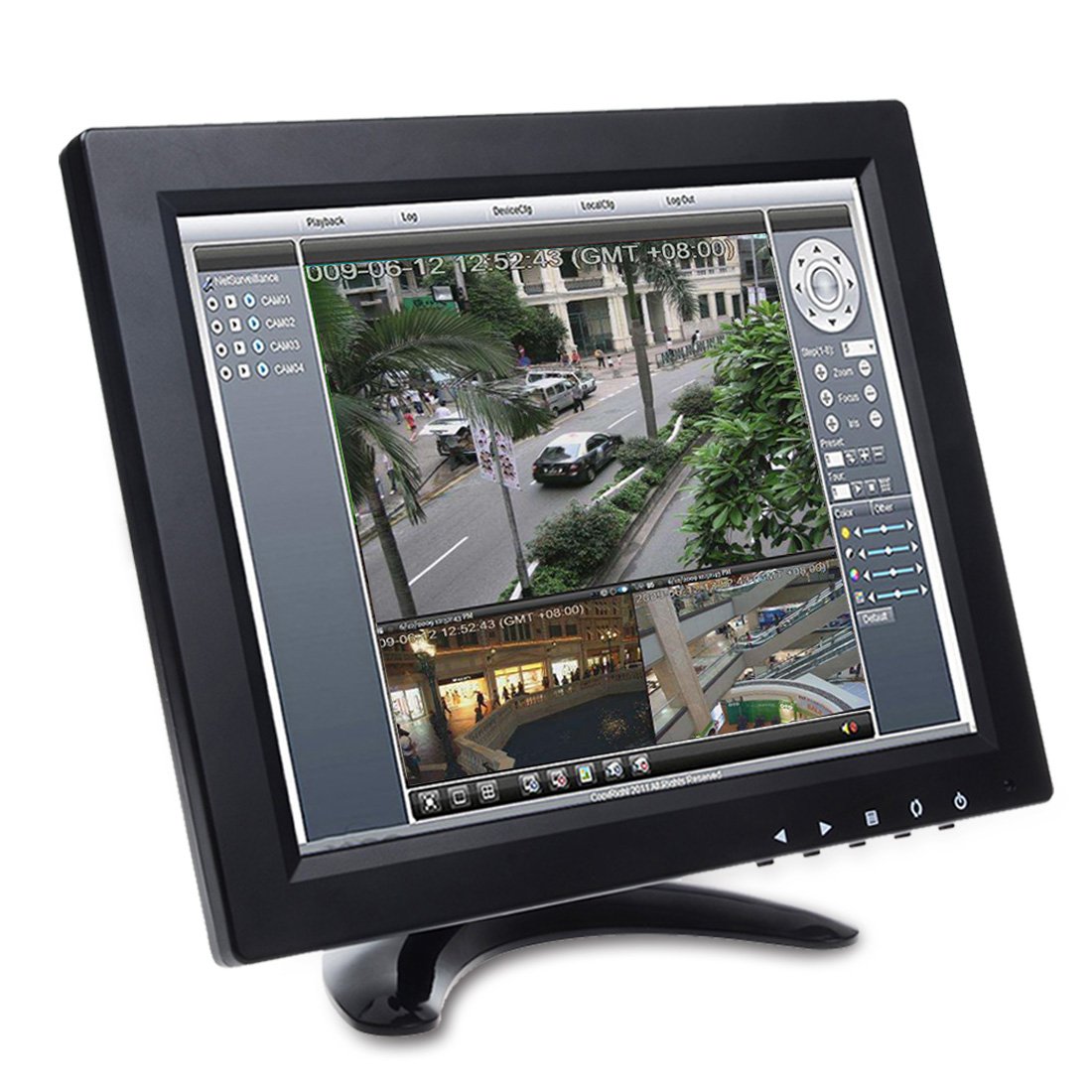 TOGUARD 10 Inch Color Security CCTV Monitor 1024x768 LED Display Screen