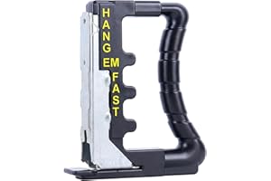 HangEmFast Metal Joist Hanger Installation Jig - Lightweight Durable Ergonomic - Fast & Easy - Deck, Floor System, Small Trus