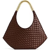 JW PEI Women's Olivia Hand-Woven Metal Handle Hobo Bag