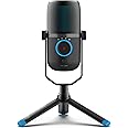 JLab Talk USB Microphone, USB-C Output, Cardioid, Omnidirectional, Stereo or Bidirectional, 96k Sample Rate, 20Hz, 20kHz Frequency Response, Volume, Gain Control, Quick Mute, Plug & Play