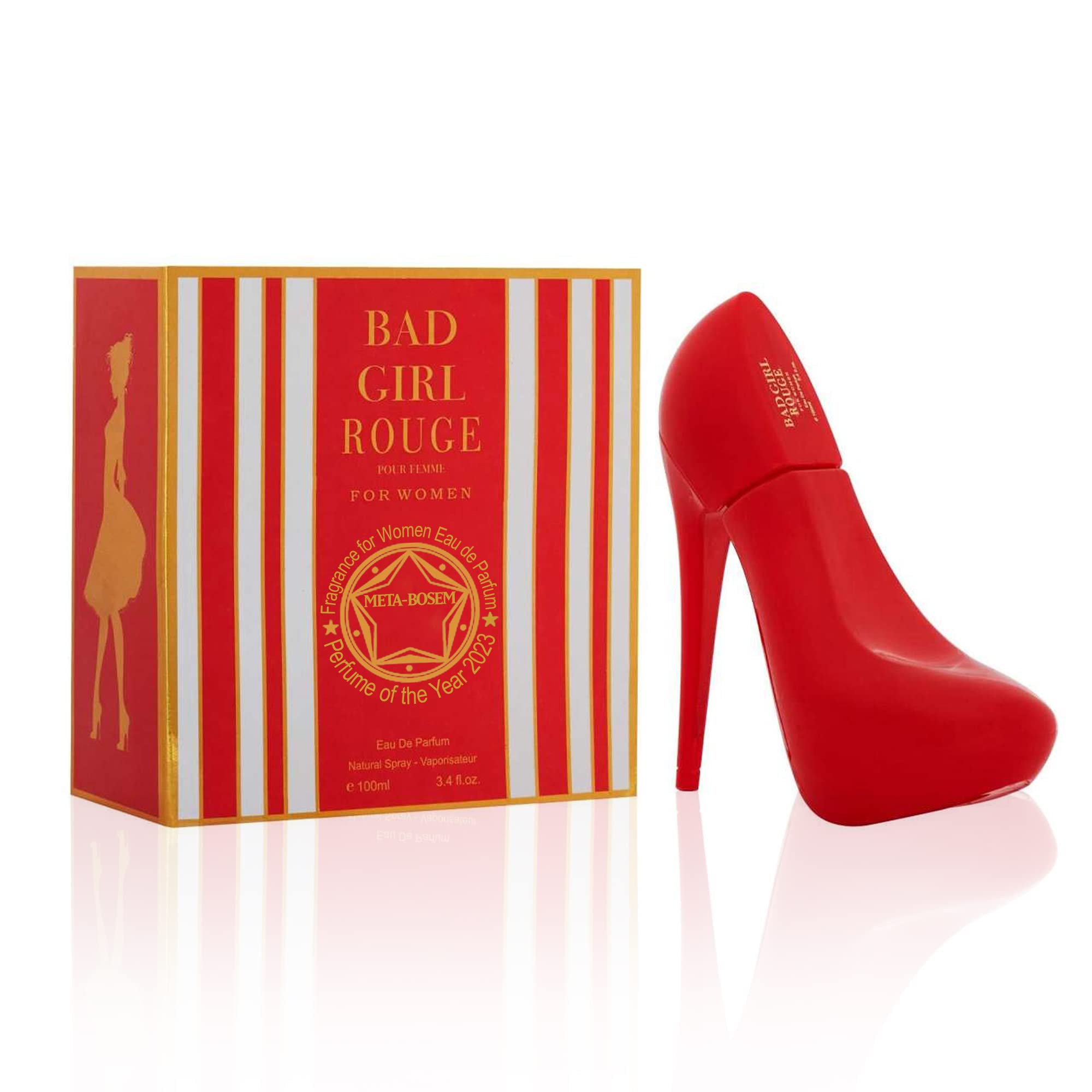 META-BOSEM Girl's Perfume Collection for Women Shoe-Shaped Classic Bottle Fragrance, Eau de Parfum Natural Spray - Floral Fresh Scent - Holiday Gift Set (Pack of 3) Each 3.0 Fl Oz, Total 9 Fl Oz