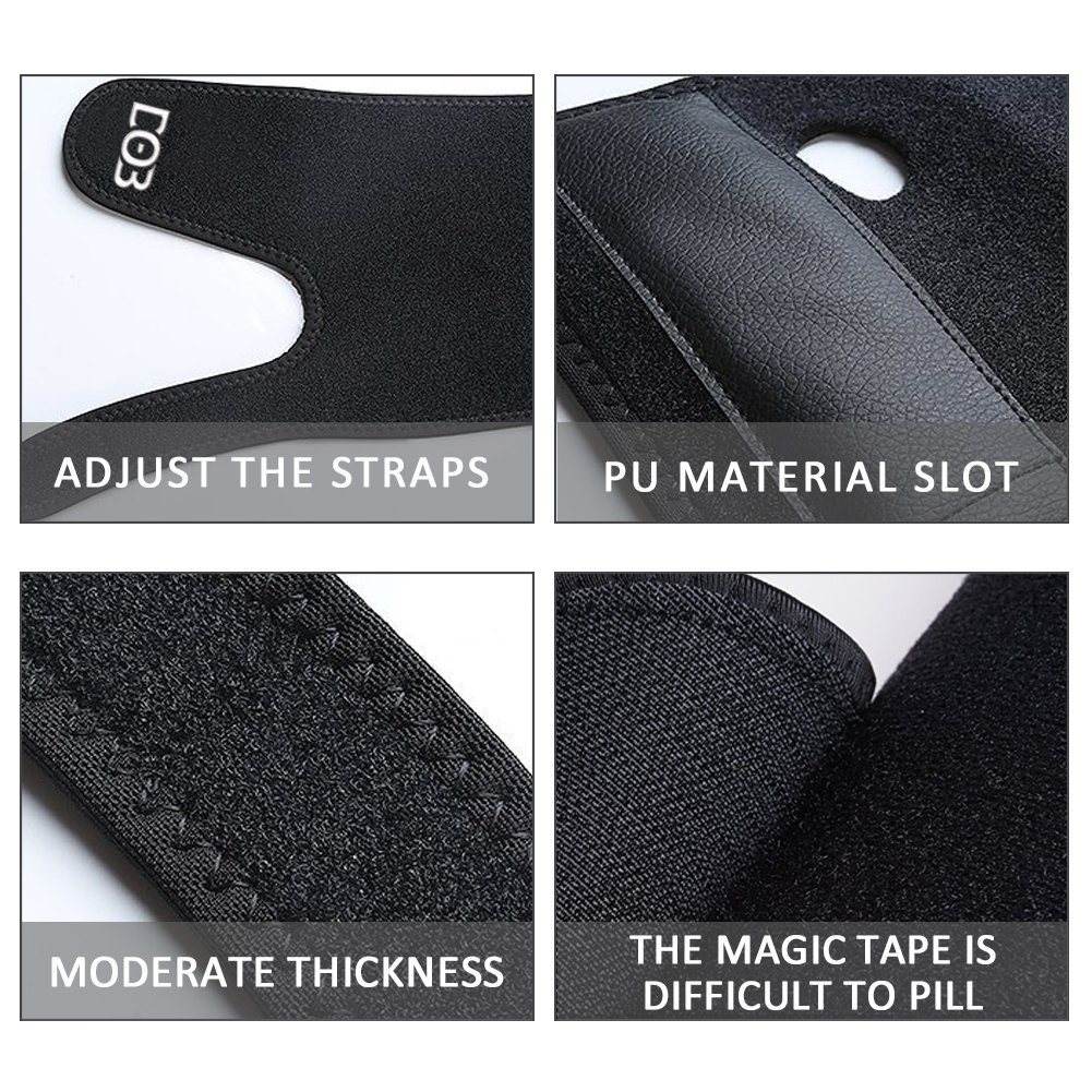 DOB Wrist Brace, Wrist Support with Removable Splint and Adjustable Support Wrap for Carpal Tunnel (Left)