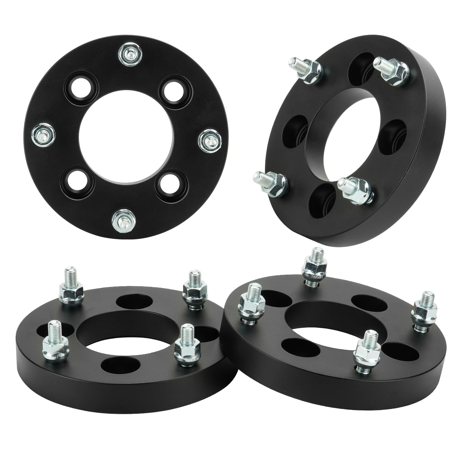 Photo 1 of AEagle 4X110 to 4x137 Wheel Adapters, 1" for Honda Yamaha Suzuki, Forged 4 Lug Wheel Spacers with 10mmx1.25 Studs 77.8mm Bore Rancher Foreman TRX YEM 250 350 400 450 4PCS
