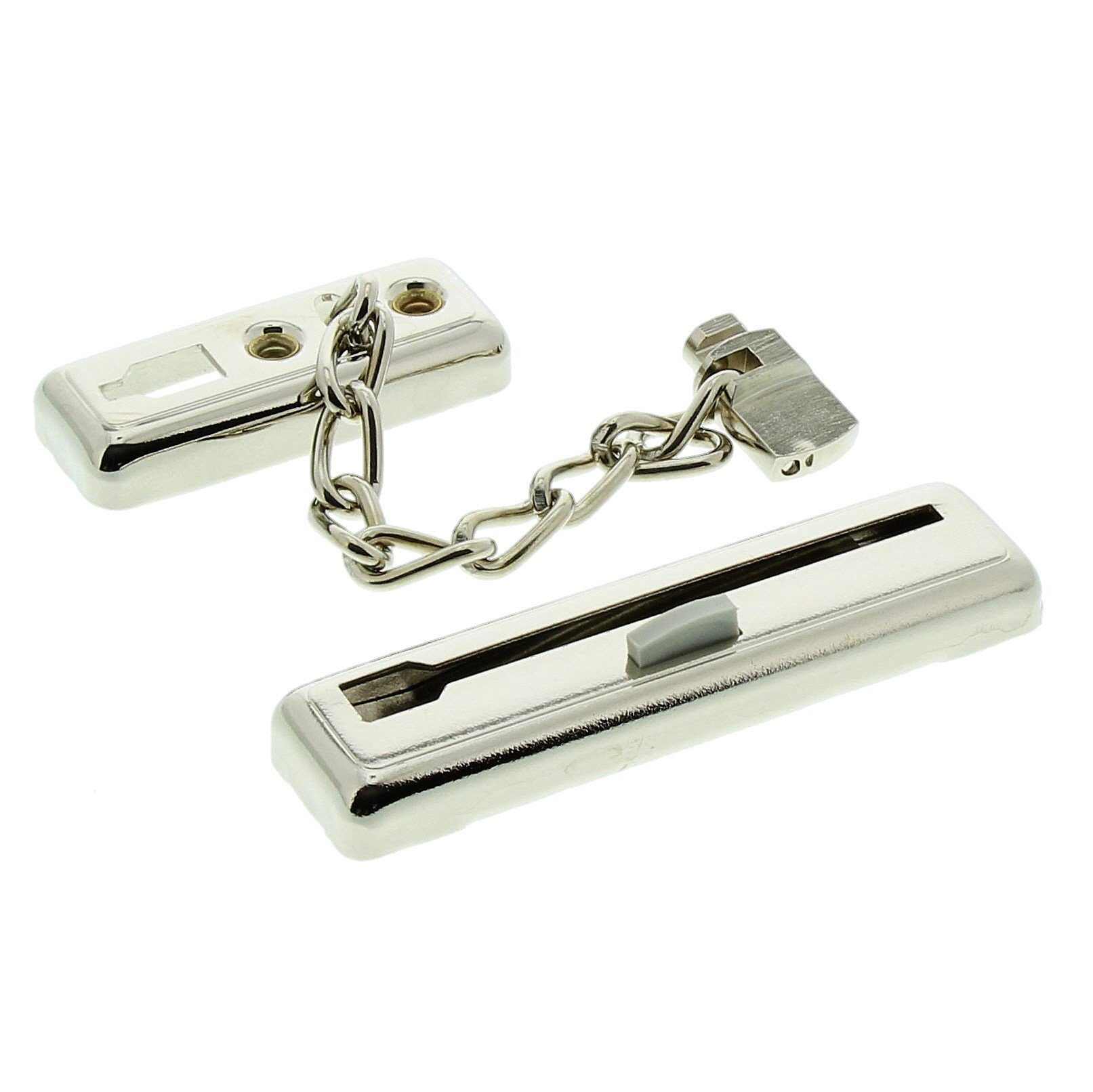 Burg-Wächter TK 64 SB Door Safety Chain with Child Safety Lock, Length: 13cm, Nickel-Plated