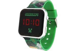 Minecraft LED Watch Green - (MIN4230AC)