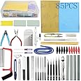 Bigstone 85 PCS Gundam Model Tools Kit Hobby Building Tools Set for Cars, Airplanes, Buildings, Gundam, Robots Models Building Repairing and Fixing ext.