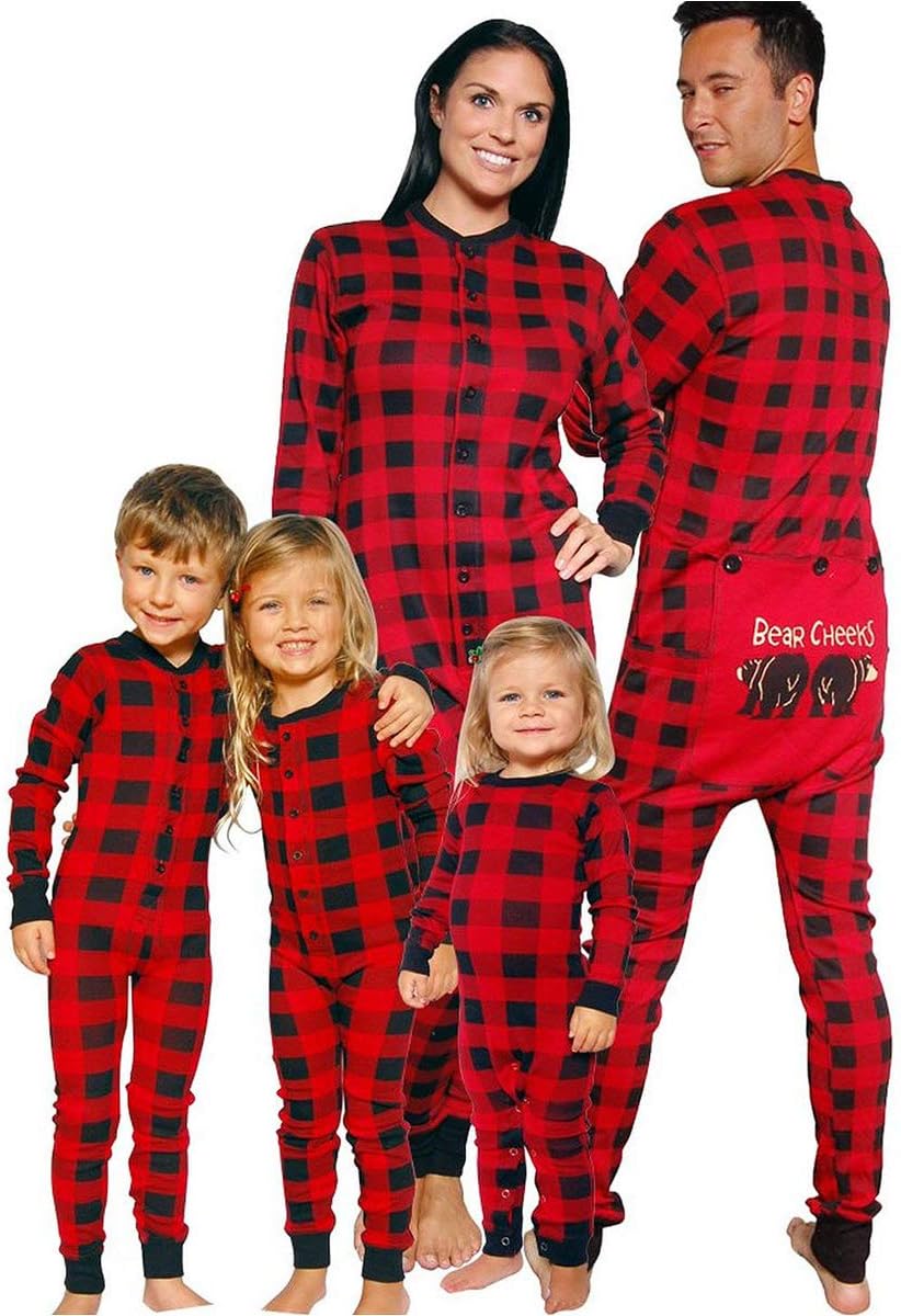 mom and baby matching christmas onesies