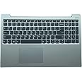 F-HONG ELECTRONIC CO LIMITED Replacement for Lenovo Ideapad 330S-15 81F5 Series Laptop Upper Case Palmrest Keyboard Touchpad Assembly Part 5CB0R07203 SN20M62793 Top Cover Sliver, 15 inch