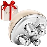DEZALON Microcurrent Facial Device, Face Massager Tool, Eye and Neck Massager, Face Roller, Beauty Tools for Relaxing Facial Massage and Skin Care Routine, Gold Color