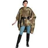 Women's Deluxe Star Wars Leia Endor Battle Costume with Tunic, Pants, Belt &amp; Headband - Officially Licensed