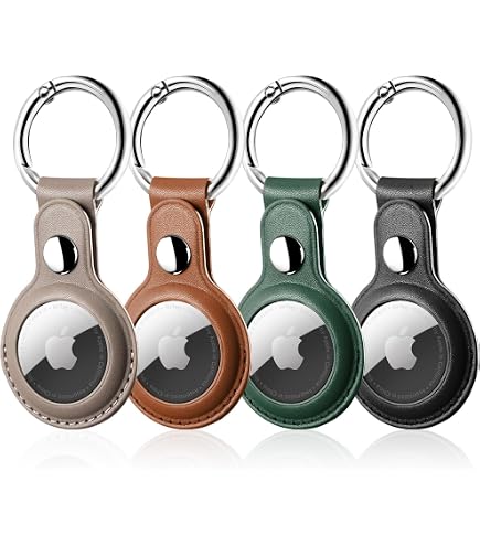 Amazon.com: Apple AirTag FineWoven Key Ring - Black - MT2H3ZM/A