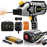 Portable Handheld Welding Machine, 110V 120A ARC Welder for 3/32"-1/8" Rods | IGBT Inverter with LED Display, 5 Level Current Control, Hot Start, Anti-Stick, Auto-Darkening Welding Glasses for DIY Repair