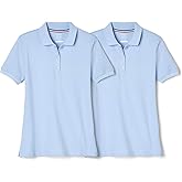 French Toast Girls 2 Pack Short Sleeve Stretch Piqué Polo