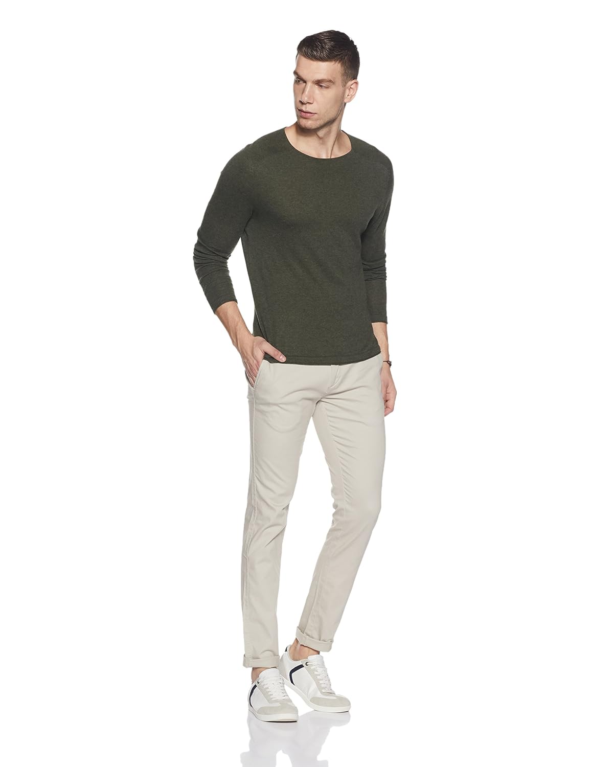 us polo association men's straight fit casual trousers