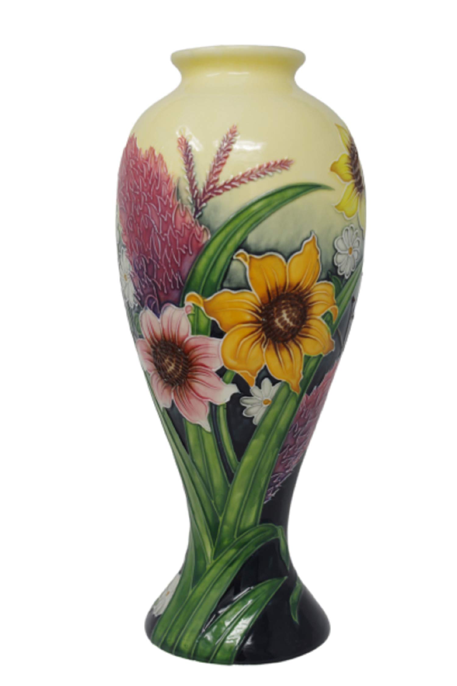 Old Tupton Ware Summer Bouquet Vase 11"