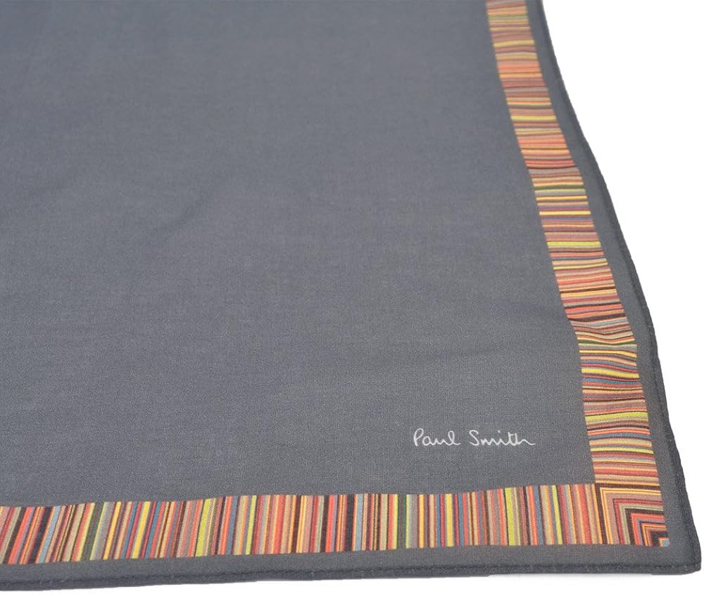 Amazon セット品 ギフトラッピング済 ポールスミス Paul Smith 正規品 ハンカチ グレー ハンカチ 通販