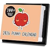 2026 Punny Calendar - 2026 Punny Daily Desk Calendar, Jan 2026 - Dec 2026, 5.9" x 4.84", Page a Day, Funny Desk Calendar 2026 with 365 Daily Puns, Tear Off Design as a Small Note, Perfect Desk Decor Gift For Christmas