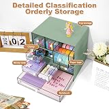 JOENCOST Desk Organizer with 9 Drawers 4 Tier Stackable Storage ABS view 4