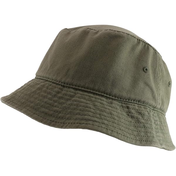 100% Cotton Pigment Dyed Washed Bucket Hat with Air Vents, Adjustable Trendy Apparel Shop 100% Cotton Pigment Dyed Washed Bucket  main image 2