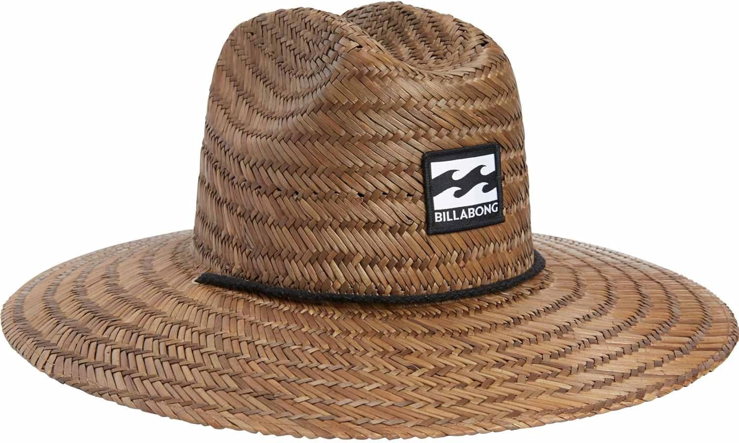 Billabong Men's Classic Straw Lifeguard Hat, Brown, One Size: Clothing
